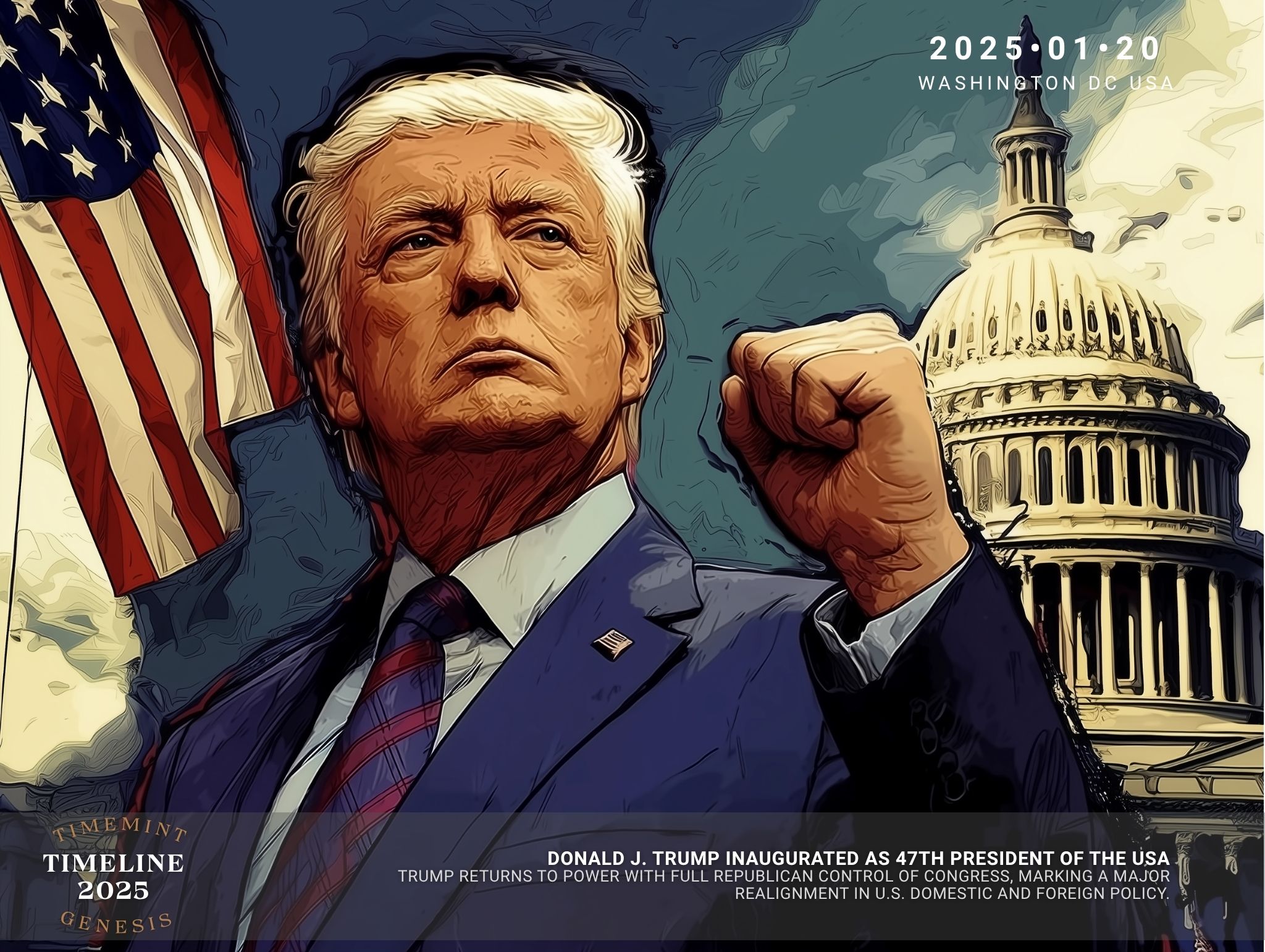 Donald J. Trump Inaugurated as 47th President