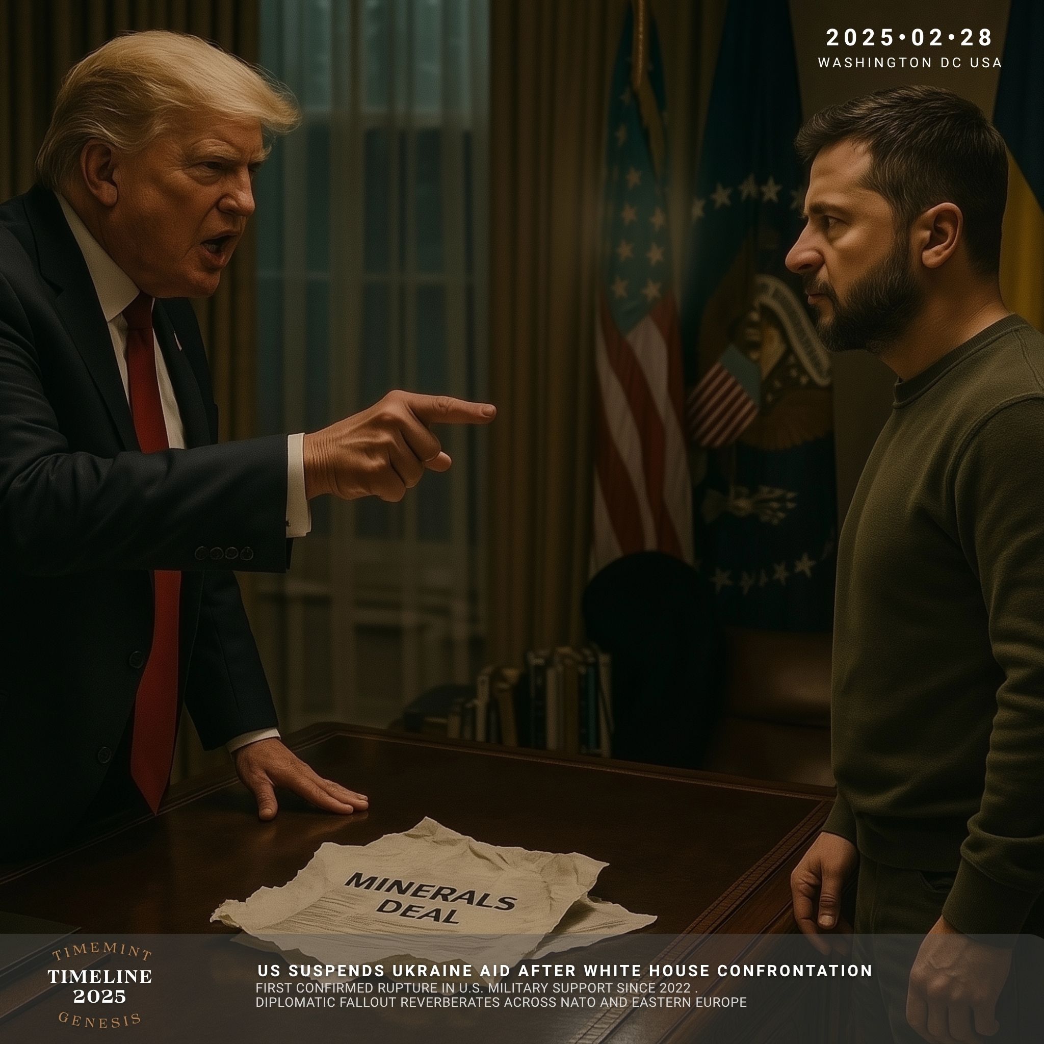 U.S. Suspends Ukraine Aid After Oval Office Clash